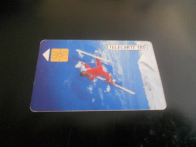 TELECARTE 120 UNITE XVI JEUX OLYMPIQUES D HIVER ALBERVILLE 92 SKI ACROBATIQUE
