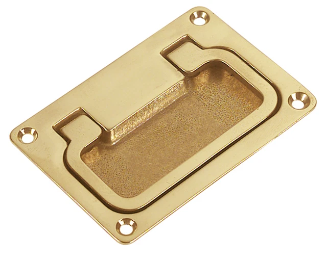 Rincer les Tractions en Laiton Poli - mm.92x63x9 Marque