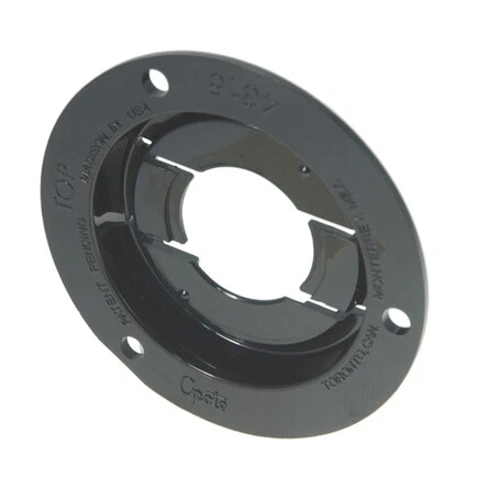 Grote 43152 Theft Resistant Mounting Flange For 2" Round Lights  Black
