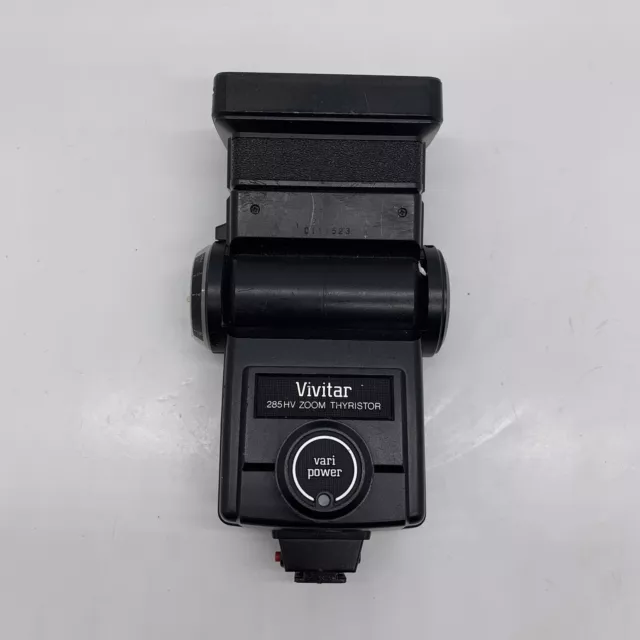Vivitar 285HV High-Voltage Zoom Thyristor Automatic shoe mount Bounce Flash