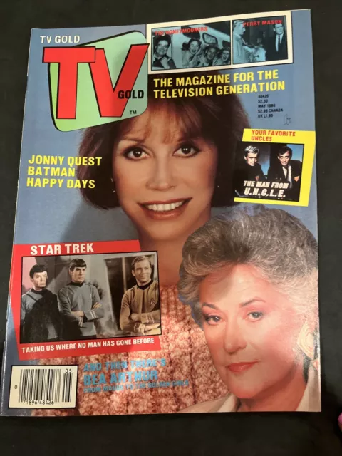 1986 May TV GOLD Magazine FN 6.0 Batman / Happy Days / Star Trek / Johnny Quest