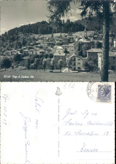 Vigo Di Cadore.in Primo Piano- F.g.-Veneto(Bl) N.41912