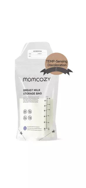 Breastmilk Storing Bags, Temp-Sensing Storing Bags for Breastfeeding180ml,120Pcs