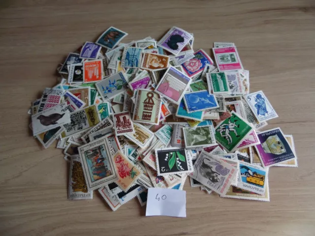 lot 40: lot de 435 timbres obliterè de Bulgarie