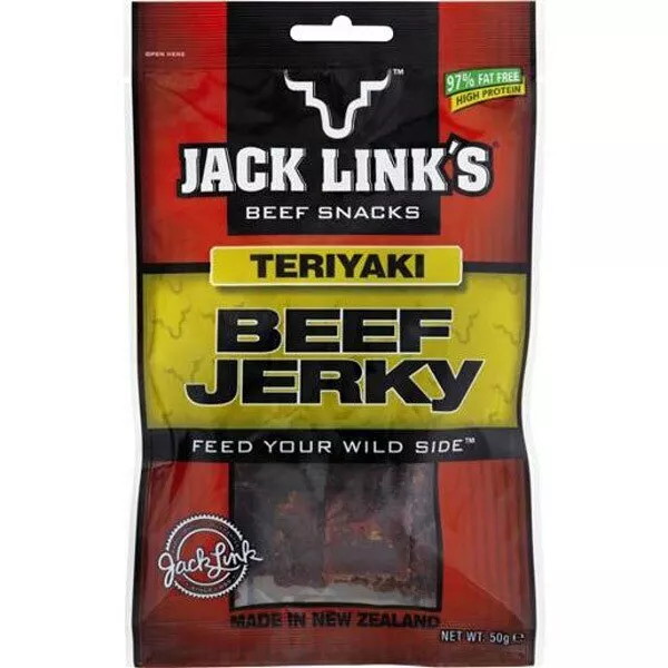 Jack Links Beef Jerky Teriyaki (10 x 50g in a Display Unit) 2