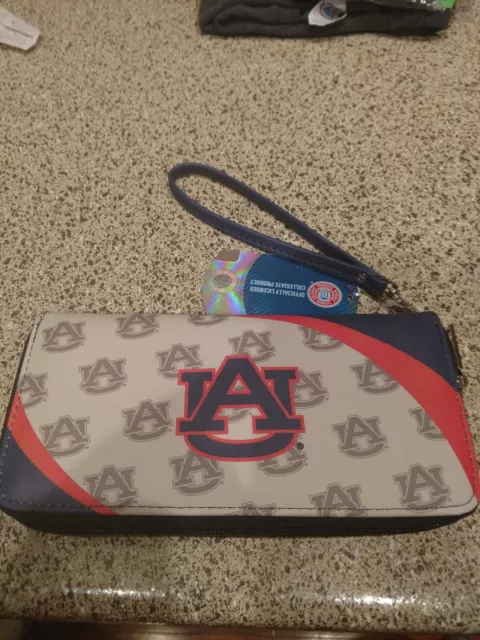 Auburn Tigers War Eagles Ladies Organizer Curved Wallet By Little Earth