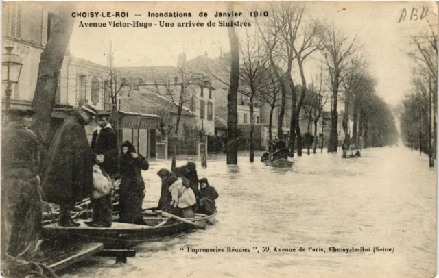 CPA CHOISY-le-ROI - Inondations de la Janvier 1910-Avenue Victor-Hugo (659636)