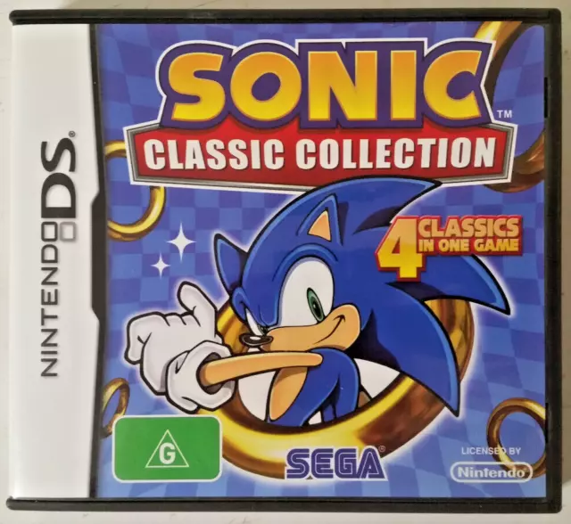 Nintendo DS Sonic Classic Collection Video Games