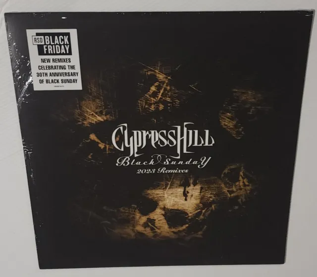 Cypress Hill Black Sunday 2023 (Bf Rsd) Remixes Brand New Sealed Vinyl