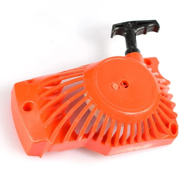Démarreur à Rappel Pour Tronçonneuse Clynex | Compatible 45cc, 52cc, 58cc (modèles 4500, 5200, 5800) | Remplacement Facile Orange
