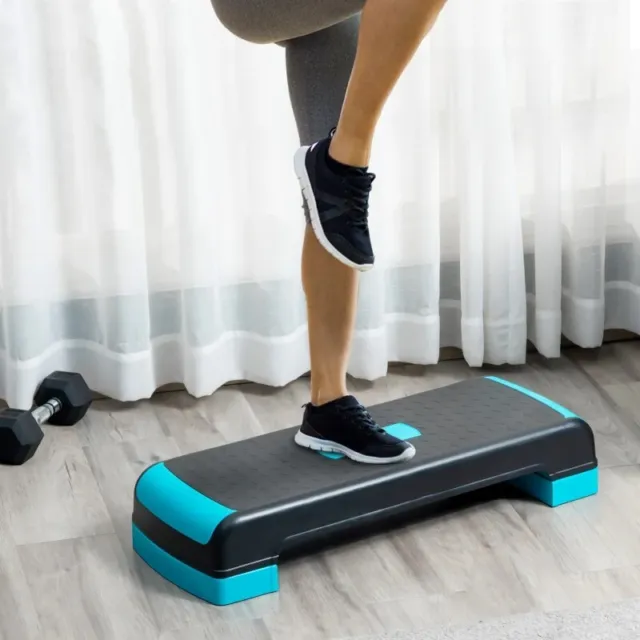 Plastic Aerobic Stepper Yoga Fitness Exercise Workout Board 3Level Adjustable