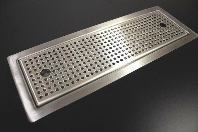 Laser 7352X2 Stainless Steel Drip Tray Set – 2 X 600x400mm Oil Change Contamination Trays