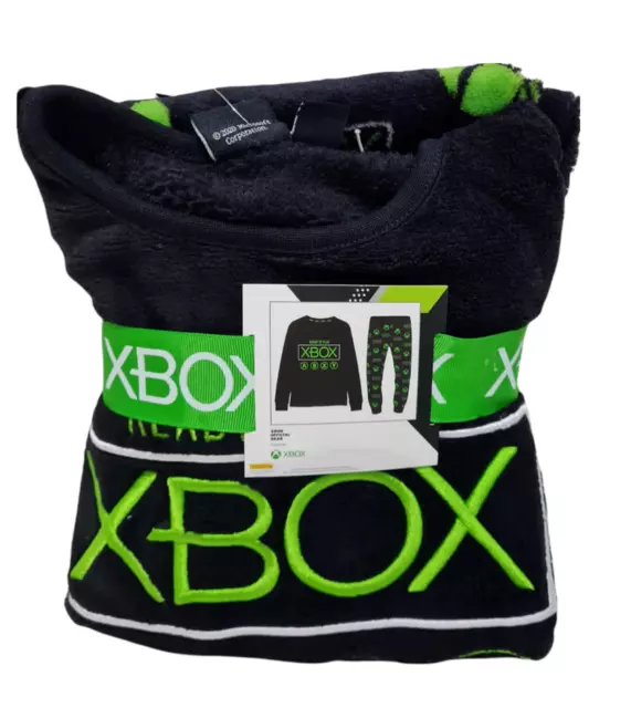 Set pigiama in pile Xbox maniche lunghe bambini ragazzi abbigliamento da salotto/pile da Primark