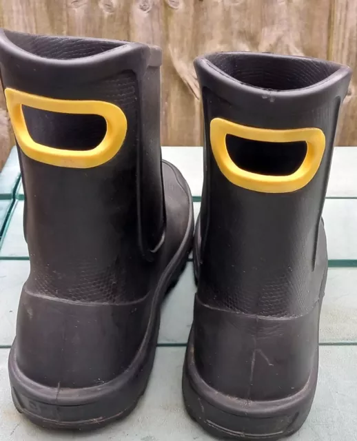 CROCS MENS SHORT Wellington Rubber Boots Size 13 Black £25.00 - PicClick UK
