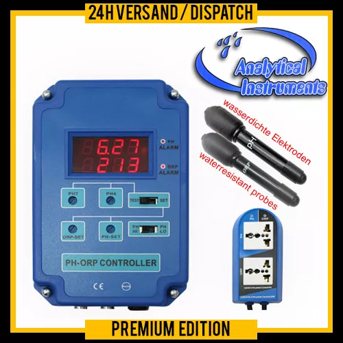 PH+REDOX/ORP CONTROLEUR (0-1000mV)REGULATEUR METER/METRE CO2 EAU DOUCE/SALÉE P13