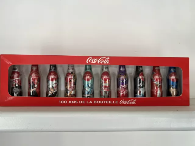 rare coffret 100 ans bouteille coca cola