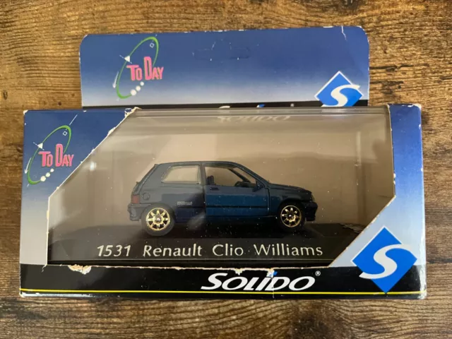 Solido, Renault Clio Williams, Ref 1531, Scala 1:43, Convoluzionato & Scatolato,