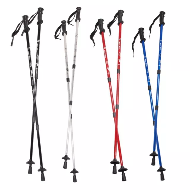 Bâtons de marche nordique Nordic Walking Bâtons de randonnée 65-135cm 4 couleurs