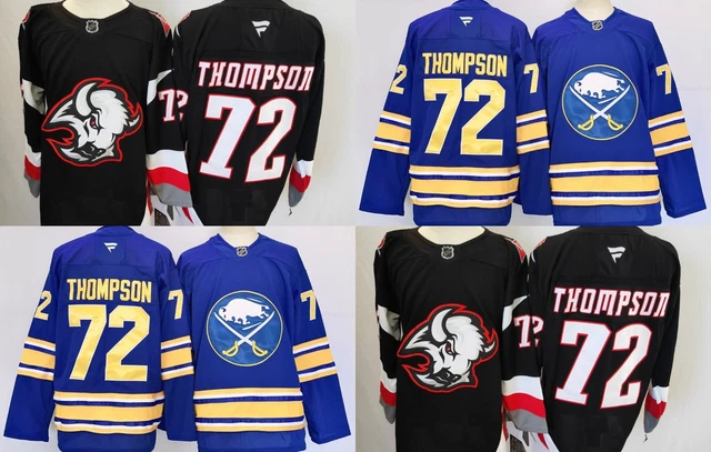 MEN'S BUFFALO SABRES 72 Long Sleeve Top Stitched S-3XL EUR 72,60