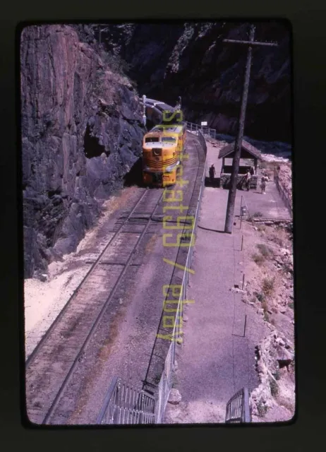DRGW Rio Grande Alco PA1 Locomotive - Duplicate 35mm Railroad Slide