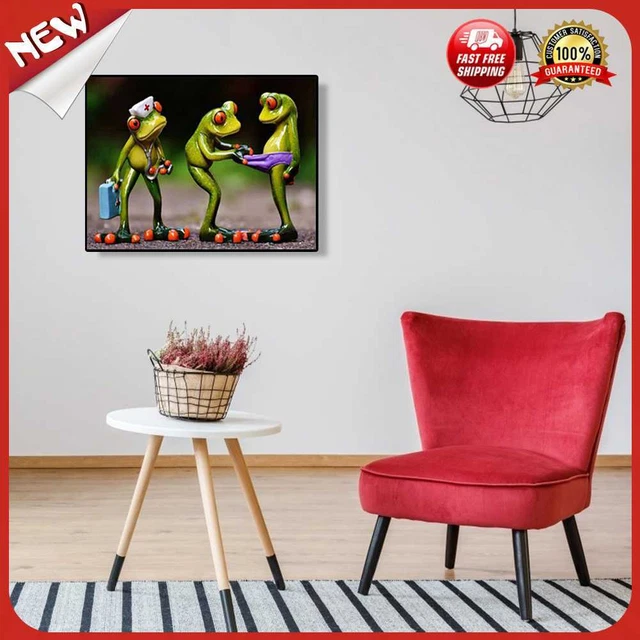uk Frog 5D DIY Full Round Drill Diamond Painting Embroidery Cross-stitch Rhinest