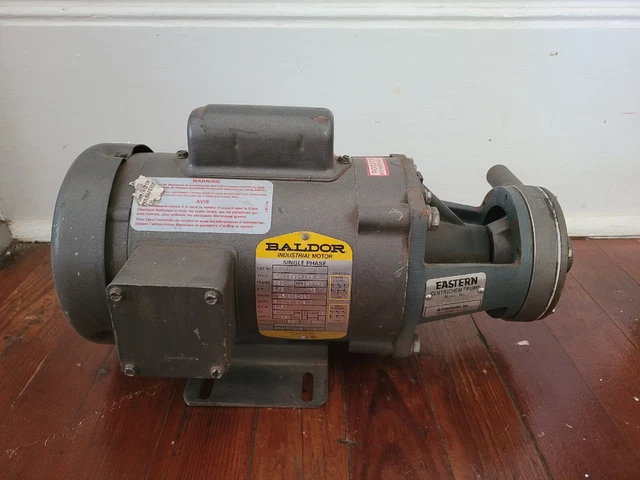 PULSAFEEDER EASTERN CENTRICHEM PUMP ECD1-ASAAAYSS BALDOR 34-1296-183 Motor 1/3HP