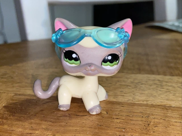 Figurine Littlest Pet Shop LPS #1116 - Chat Européen - Hasbro - Authentique - Occasion