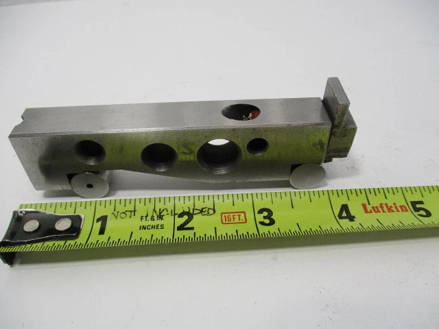 3" Sine Bar, 3" On Center Rolls, Work Fixture, Jig, 5/8" Wide, Hardened, Ground