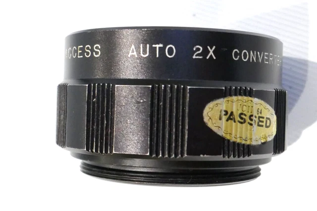M42 ajuste de tornillo 2X lente convertidor de acceso + estuche