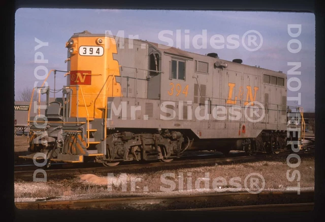 Duplicate Slide L&N  Louisville & Nashville Yellow Nose GP7 394