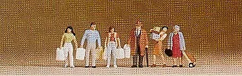 Preiser 79015 Shopping (6) Figure Set N Gauge