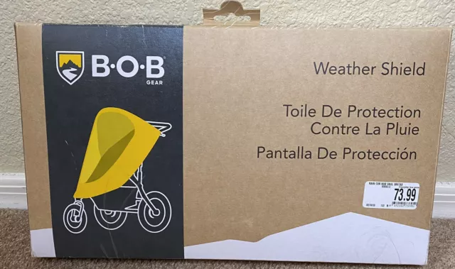 New BOB Weather Shield for Single Strollers with Swivel Front Wheels