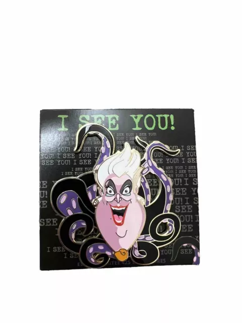 Pin Pins Disney Ursula I SEE YOU Villains Pin Trading Event El425 DLP