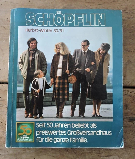orig. Versandhaus Katalog Schöpflin Herbst Winter 1980/81 /600Seiten