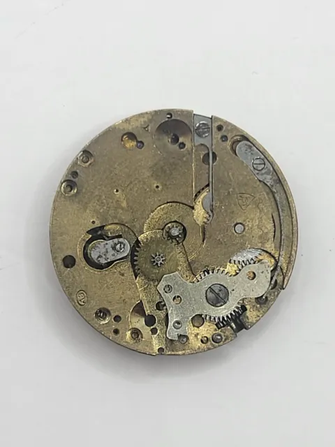 Vintage Unbranded Wristwatch Movement Swiss Untested For Parts / Repair 24.8mm