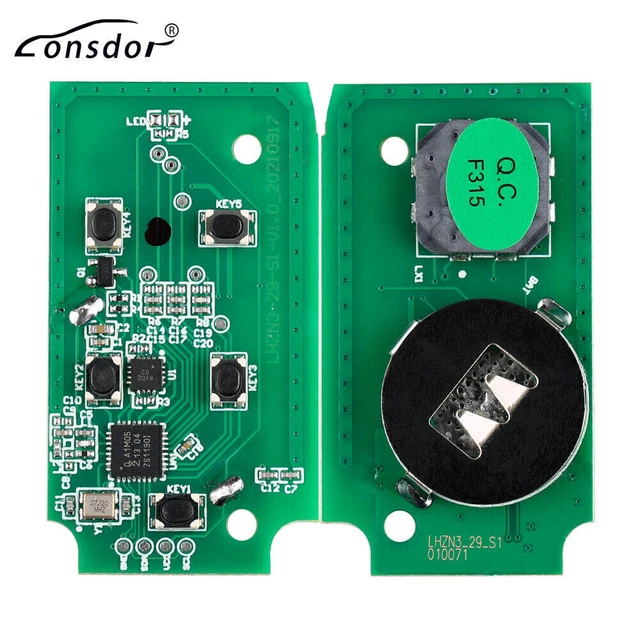 Lonsdor Smart Key PCB 315MHz for Land Rover Jaguar 2018+ Emergency Start RKE PKE