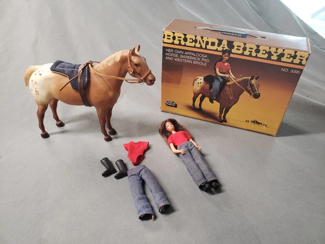 Vintage Breyer Brenda Breyer Gift Set #3095 with Appaloosa Horse and tack