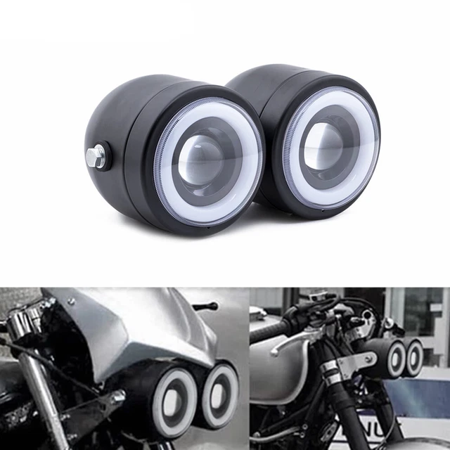 Chrome Motorrad Scheinwerfer Rund - Für Rebel, CMX, Magna & Steed Modelle