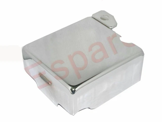 Tapa de la Batería Bloqueable Acero Cromado Para Real Enfield Classic BS4 2017