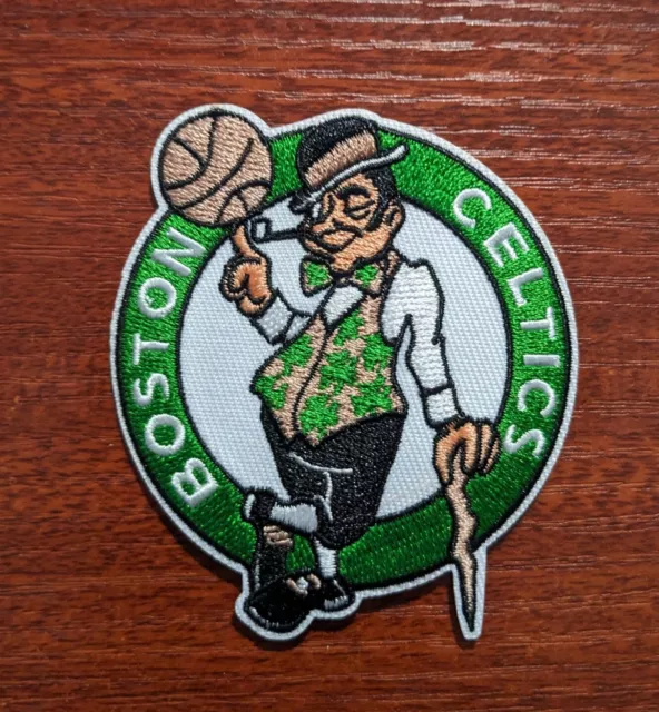 Boston Celtics Patch 3x2.5" NBA Basketball Sports League Embroidered Iron On