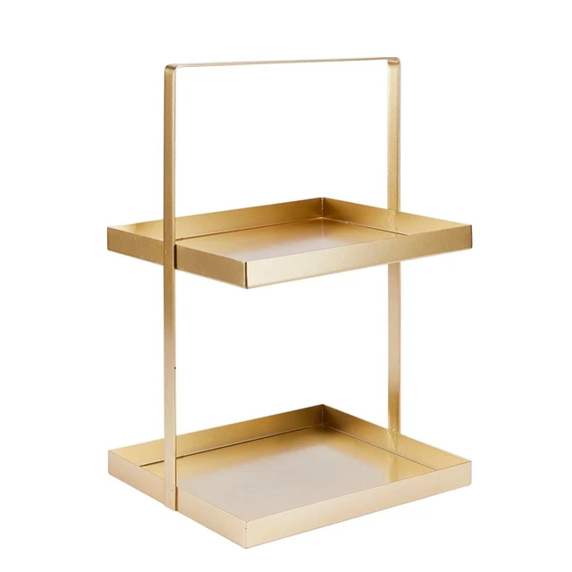 Deko-Etagere Oro - für das Dekorieren oder Servieren, mit 2 Ablageflächen