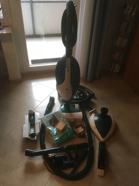 Vorwerk Kobold 135 + EB 351 mit diversem Zubehör etc. (s.Fotos).