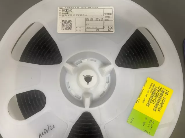 90HBW08PRT - Grayhill - 450 pcs - SWITCH SLIDE DIP SPST 25MA 24V