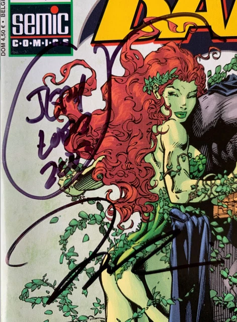 Batman 609 EURO VARIANT Signd Jim Lee Jeph Loeb 1st HUSH Tommy Elliot 2003 Semic