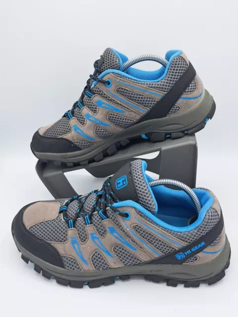 HI GEAR HIKING WALKING Sierra II Shoes Size 6 UK GIRLS GREY
