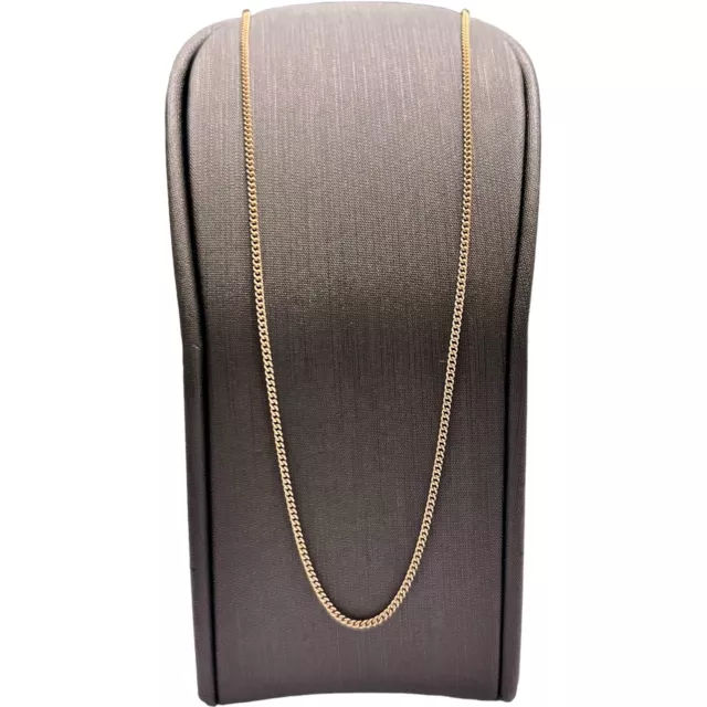 9ct 9k Rose Gold Fine Italian Curb Link Chain Necklace 2.88 Grams 50cm Brand New