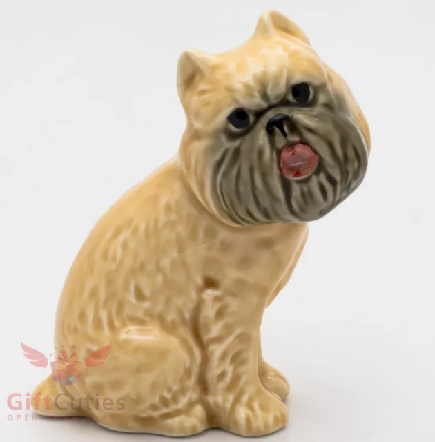 Porcelain Figurine of the Brussels Griffon dog