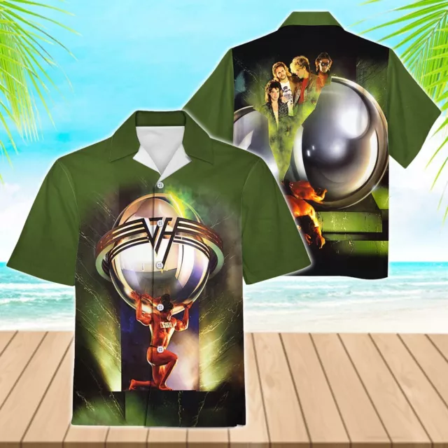 TA-570 Van Halen Rock Band Hawaiian Shirt, S-5XL US Size