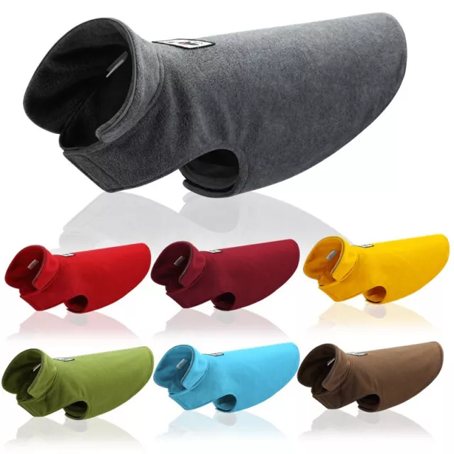 Pet Dog Winter Protector Outfit Warm Sweater Coat Fleece Jacket Jumper Hoodie UK
