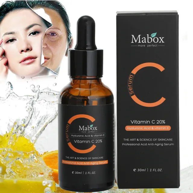 Magic Mabox preisgekröntes Akne klärendes Serum Vitamin C 20% Hyaluronsäure 3